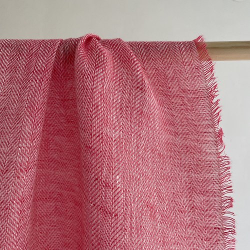 mcnuttlinenscarfcoralpinkdddd